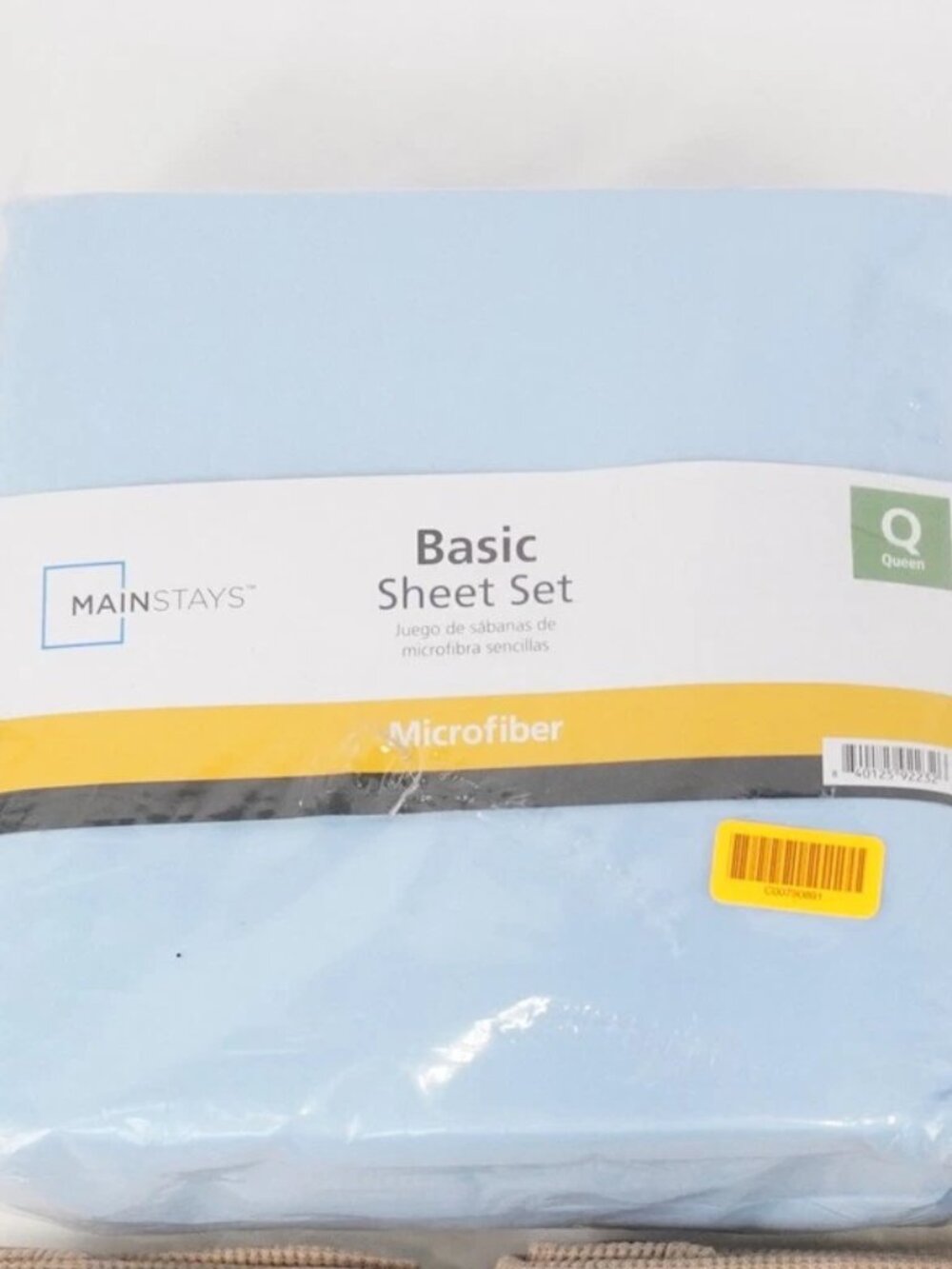 Mainstays Microfiber Queen Basic Sheet Set Bedding